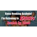 Keep Honking Bumper Sticker
